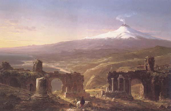 Thomas Cole Mount Etna from Taormina Germany oil painting art